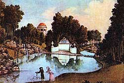Полуденная сиделка (акварель А.Т. и П.А. Болотовых)